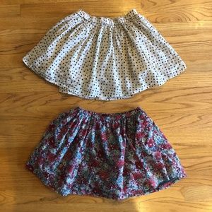 Bundle of 2 girls' skirts Size 10 TEA & GAP